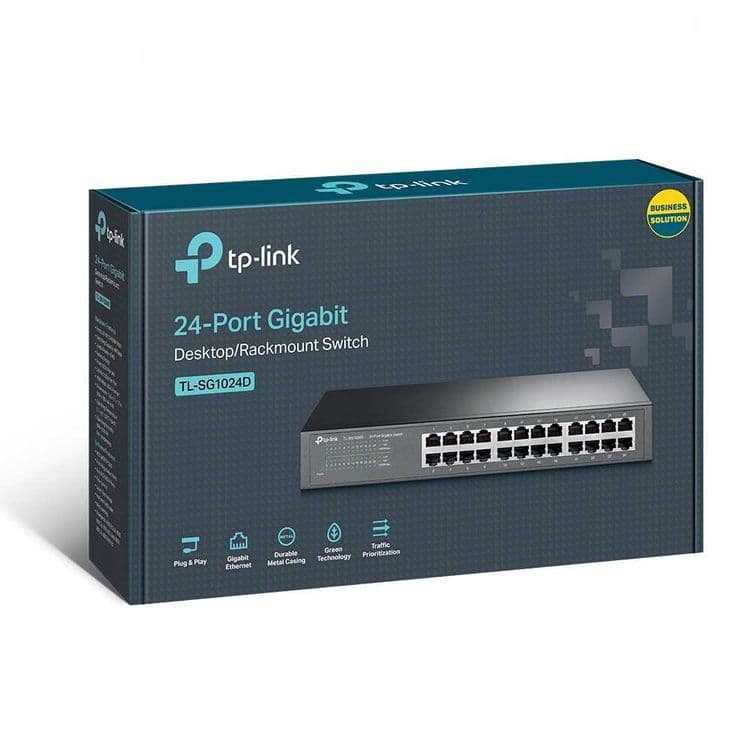 Сетевой коммутатор Omada	TP-Link	TL-SG1024D — 4