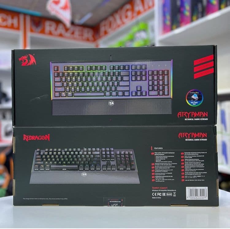 Redragon Aryaman RGB/Hot-Swap/Свитчи Blue Механическая Клавиатура — 1