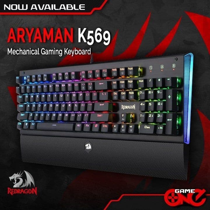 Redragon Aryaman RGB/Hot-Swap/Свитчи Blue Механическая Клавиатура — 2