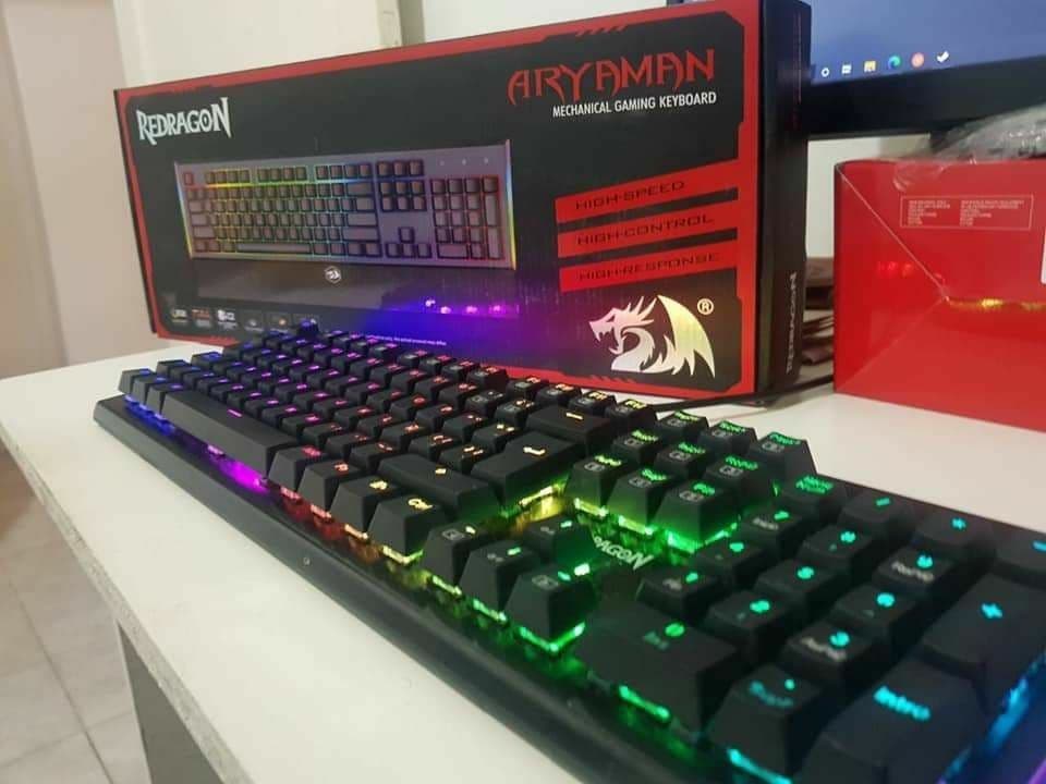 Redragon Aryaman RGB/Hot-Swap/Свитчи Blue Механическая Клавиатура — 6