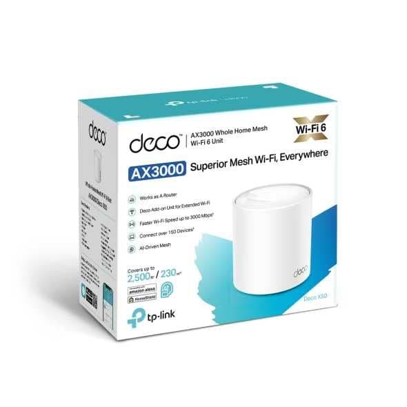 Tp Link Deco X50 (1 pack) Mesh-модуль AX3000 | РАССРОЧКА (UZUM NASIYA) — 1