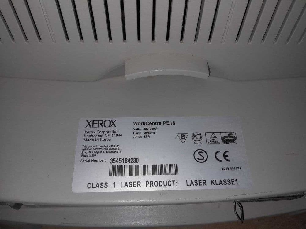 Продаю или меняю 2 принтера XEROX PE 16.(4 в 1) КОРЕЯ, б/у — 6