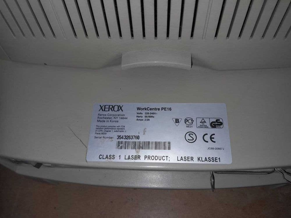 Продаю или меняю 2 принтера XEROX PE 16.(4 в 1) КОРЕЯ, б/у — 7