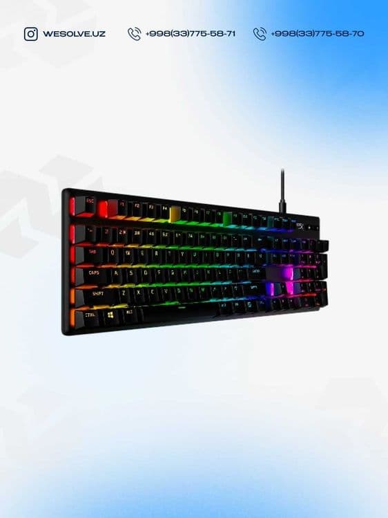 HyperX Alloy Origins Full Red switch PBT — 1