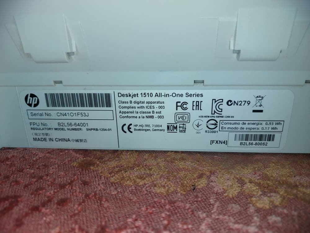 HP Deskjet 1510  PRINT SCAN COPY — 2