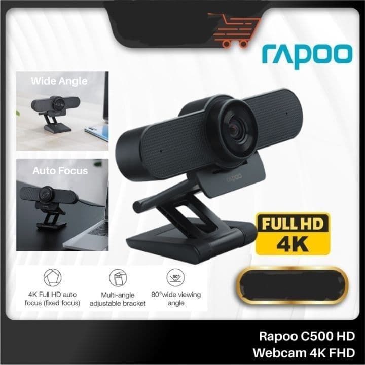 Веб-камера Rapoo C500 4K/30Fps с автофокусом Вебкамера — 1