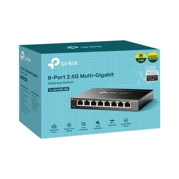 Tp Link TL-SG108S-M2 |8-портовый коммутатор 2,5 Гбит/с — 1