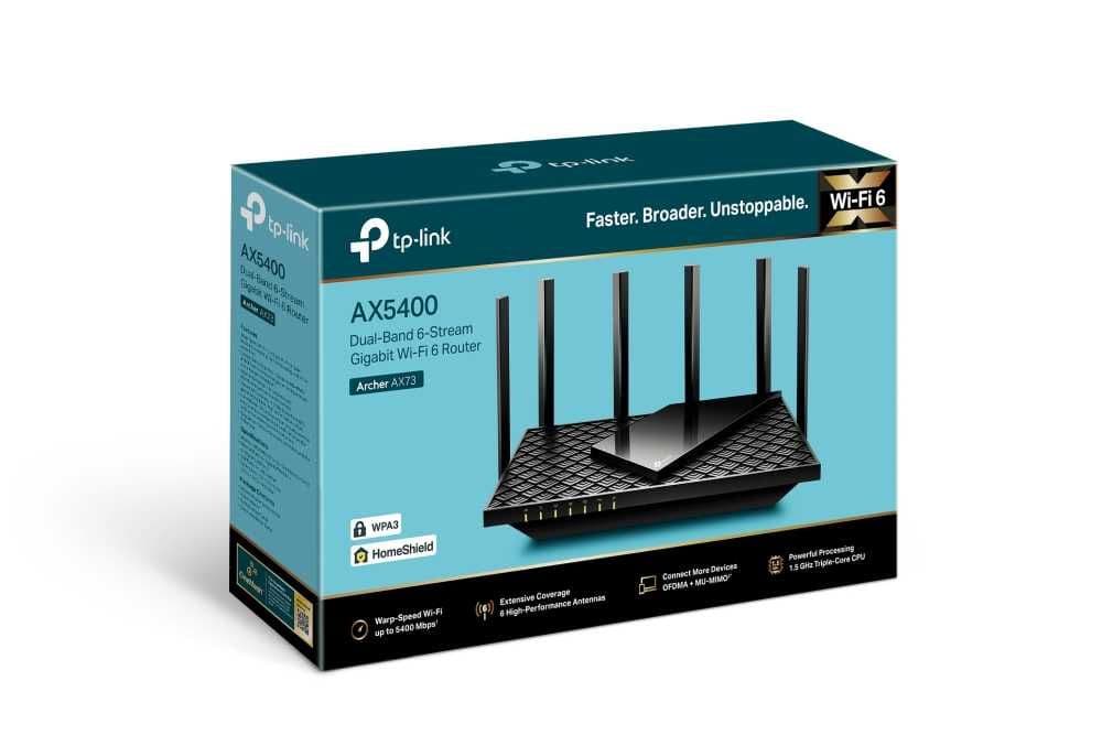 Wi-Fi роутер - TP-LINK Archer AX72 AX5400 — 4