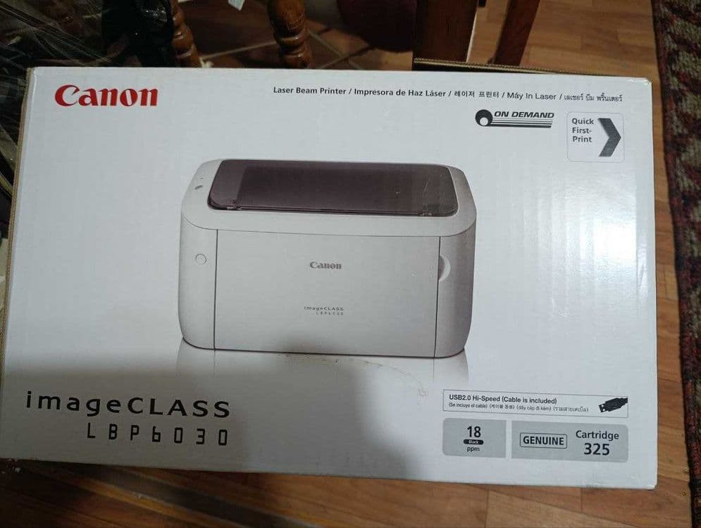Canon LBP6030W (Lazerli, oq-qora) (A4) printeri — 1