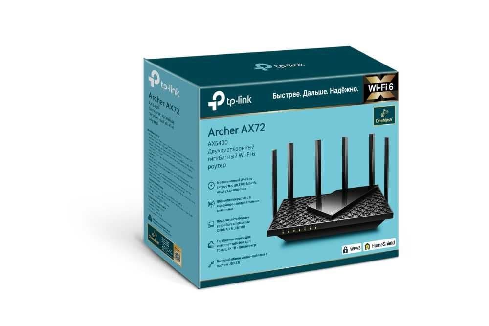 TP-Link Archer AX72 / AX5400 Wi-Fi 6 Роутер -Router+ — 1