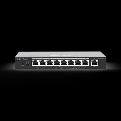 9-порт. гигабит. управляемый PoE смарт-коммутатор Ruijie RG-ES209GC-P — 1