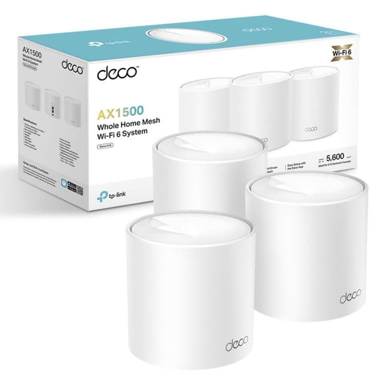 Tp link Deco X10 3 pack WiFi 6 1 yil garantiya optom — 1