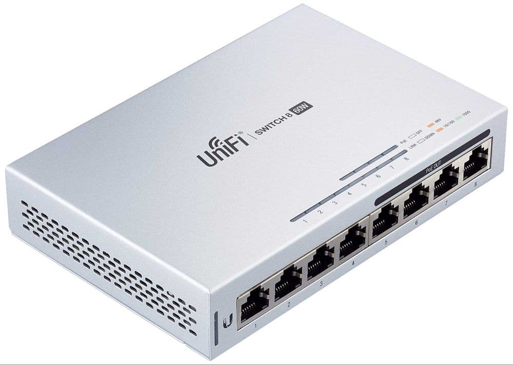 US-8-60W - UniFi Switch 8 портов PoE коммутатор — 1