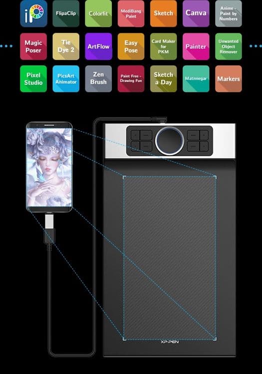Абсолютно новый, запечатанный графический планшет XP-PEN Deco pro S — 6