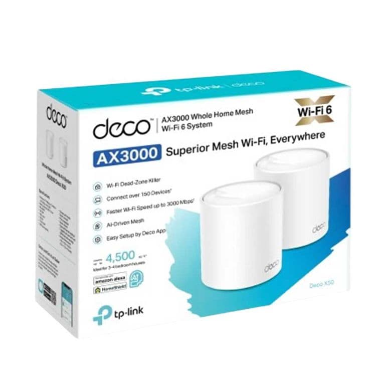 TP-Link Deco X20 (3-1pack) Mesh System Router Wi-Fi 6 роутер + — 8