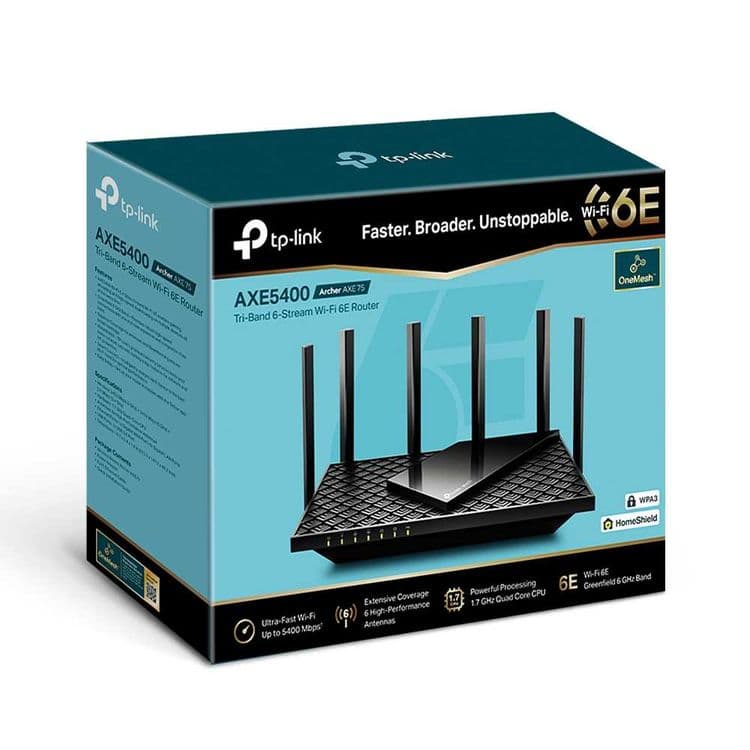 TP-Link Archer AXE75 / AX5400 Mesh-система Wi-Fi 6 Роутер Router + — 1
