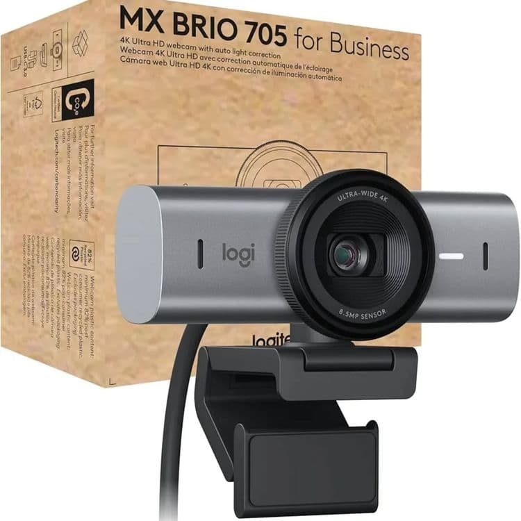 Веб-камера 4K Logitech mx brio 705 (Вебкамера) — 1