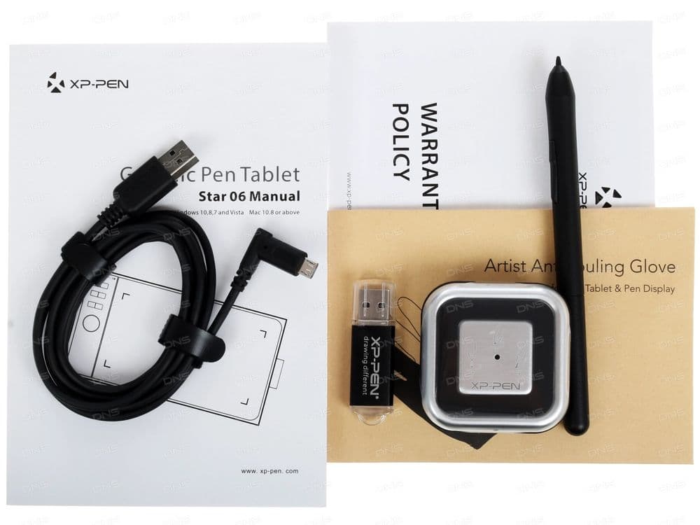 Абсолютно новый, запечатанный графический планшет XP-PEN Star06Wireles — 4