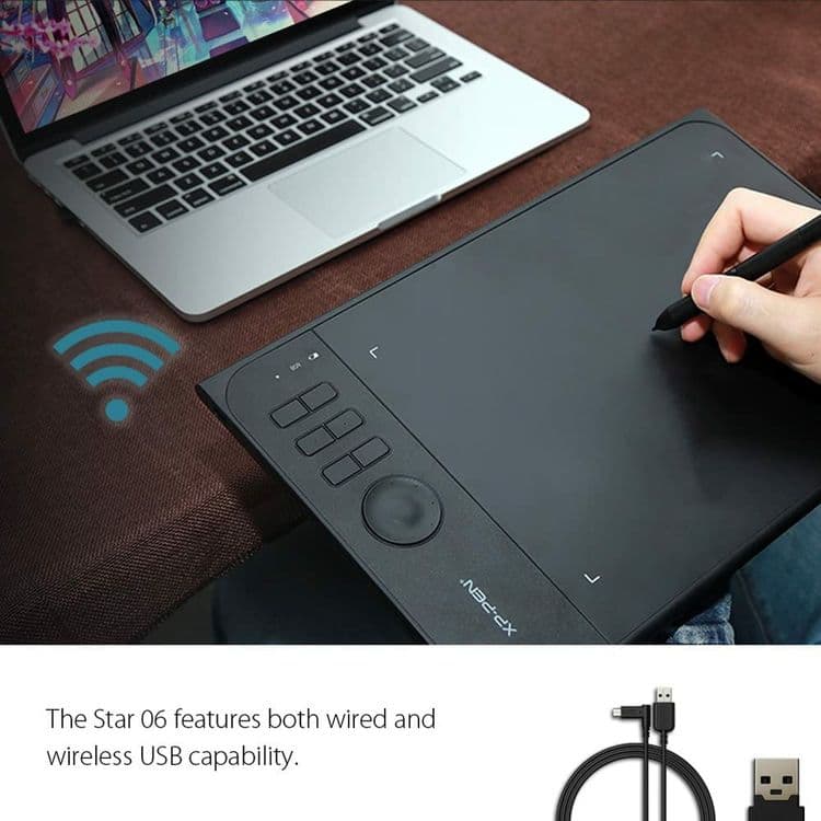 Абсолютно новый, запечатанный графический планшет XP-PEN Star06Wireles — 8