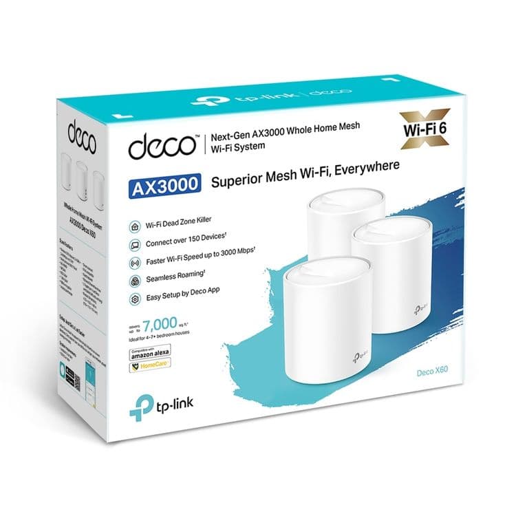 Tp link Deco X60 AX5400 1 год гарантия — 2