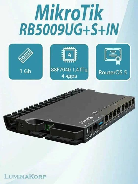 MikroTik router RB-5009UG+S+IN — 4