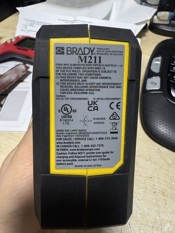 Термопринтер BRADY M211 — 3