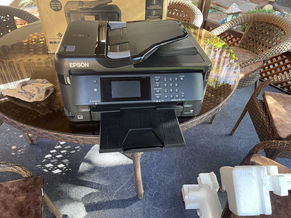 Продам малоиспользенный цветной принтер!! Epson WF7710DWF A3+ формате — 1