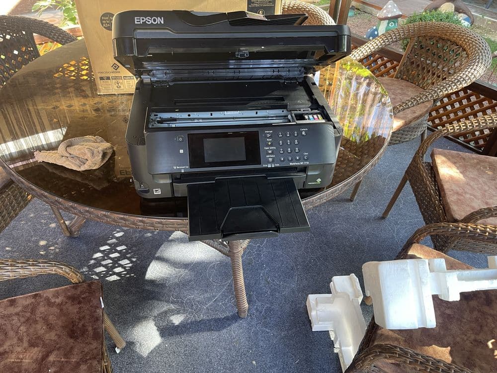 Продам малоиспользенный цветной принтер!! Epson WF7710DWF A3+ формате — 2