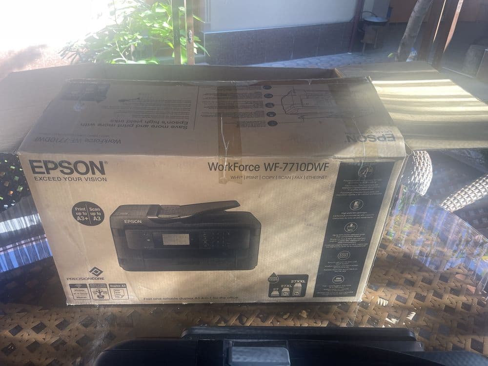 Продам малоиспользенный цветной принтер!! Epson WF7710DWF A3+ формате — 5