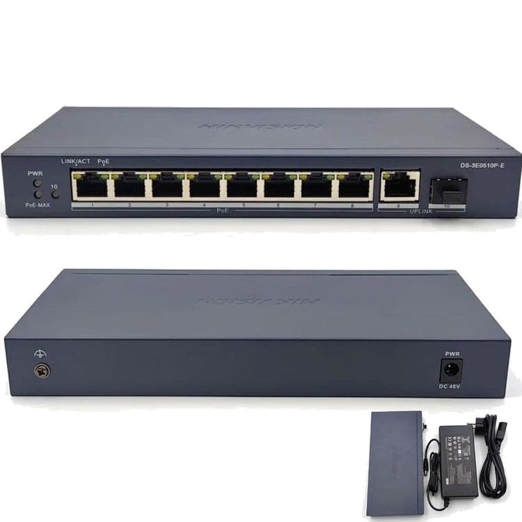 Продаётся новый PoE-коммутатор Hikvision DS-3E1310P-EI. — 2