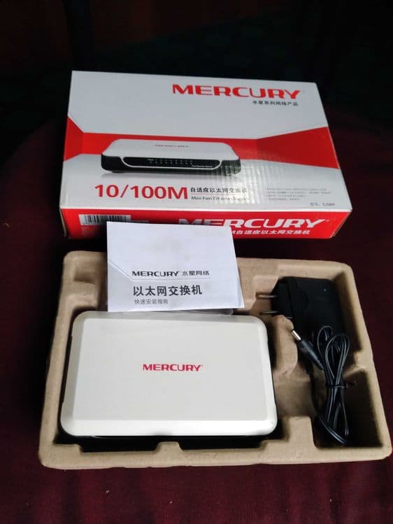 MERCURY komutator switch hab 8 port set rasmdagi! hub 8 порт хаб — 1