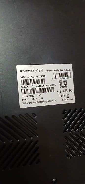 Xprinter XP-T451B принтер этикеток + сканер штрих-кодов комплект — 2