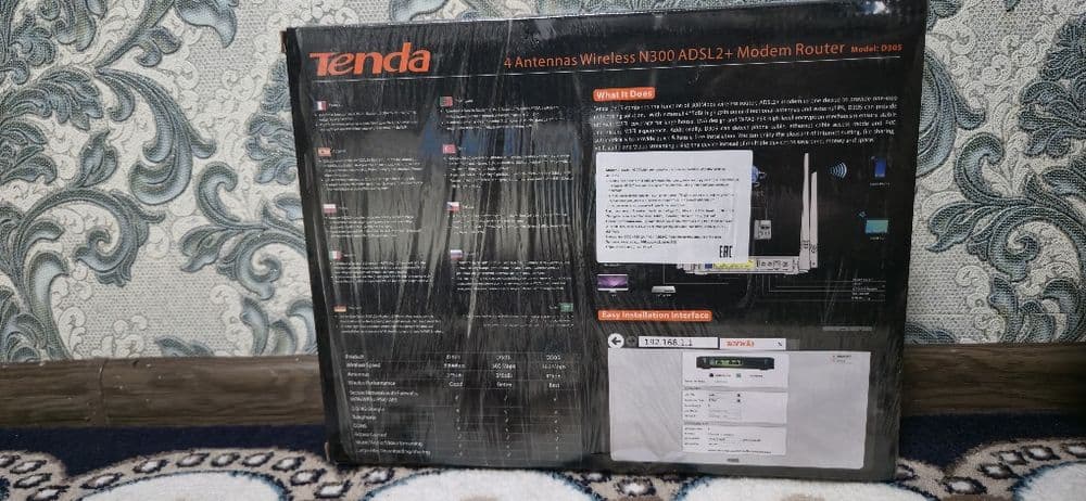 Tenda 4 shoxli moshniy wifi router xam adsl xam gpon — 3