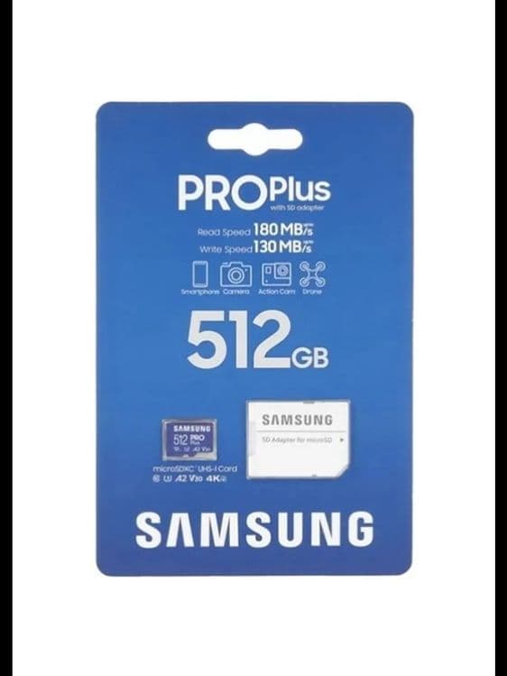 Samsung Pro Plus MicroSD 512GB 4K — 1