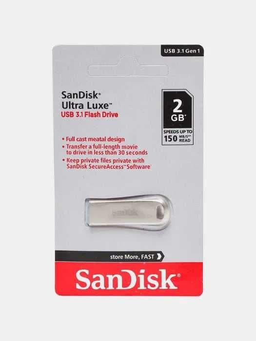 флешка Sandisk Ultra Luxe до 128GB USB — 2