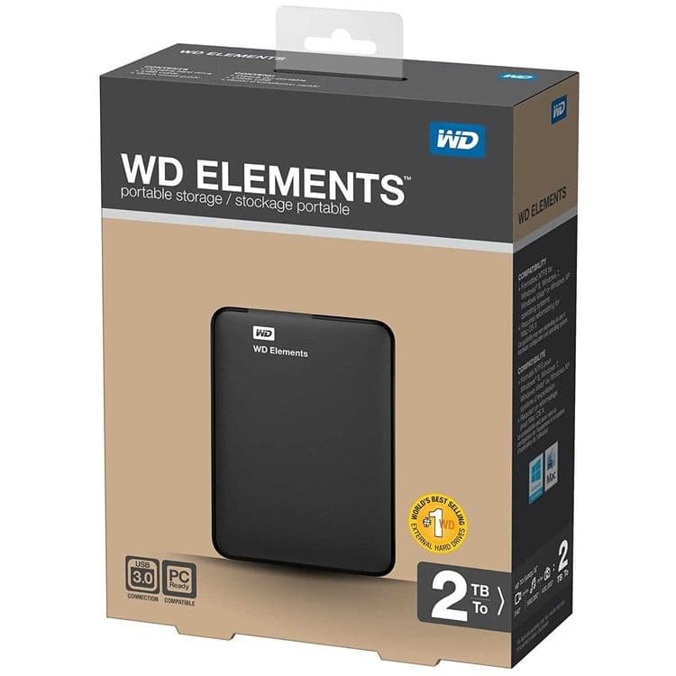 Внешний жёсткий диск WD Elements 2Tb HDD 2шт — 1