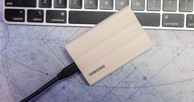 Портативный SSD - Samsung T7 Shield 1TB USB TYPE-C — 2