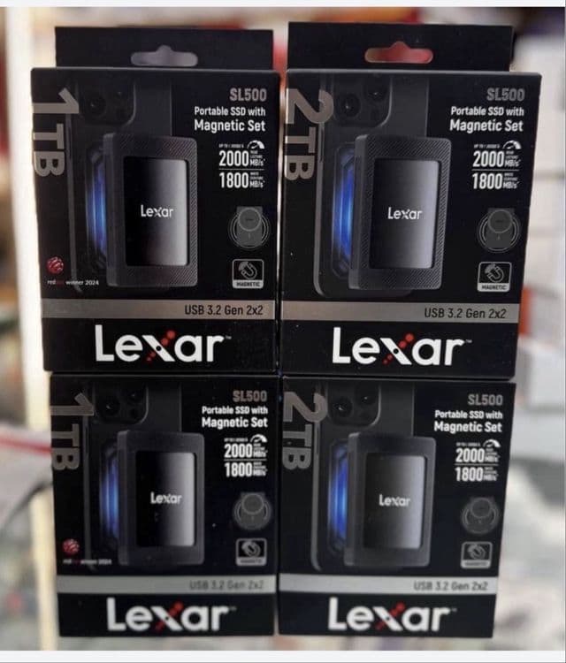 Новый Lexar ssd magsafe.1tb.2tb.Portable ssd.SL500.Внешный накопитель. — 1