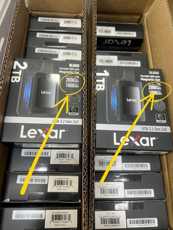 Новый Lexar ssd magsafe.1tb.2tb.Portable ssd.SL500.Внешный накопитель. — 2