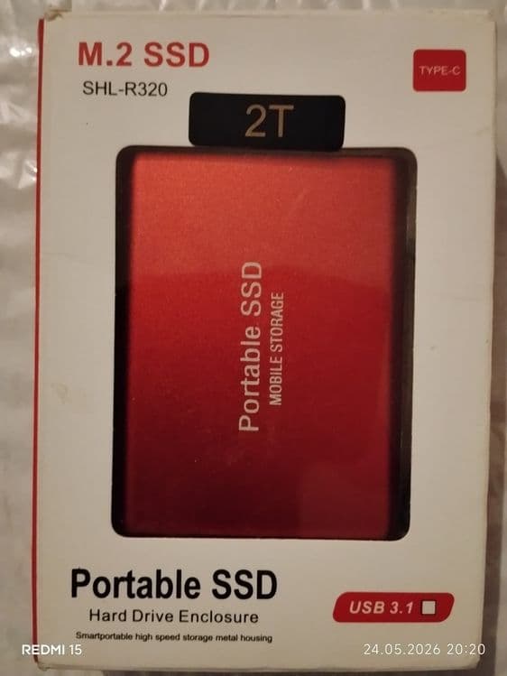 Внешний жесткий диск Portable ssd 1 Тб, 2 Тб, Сотилади