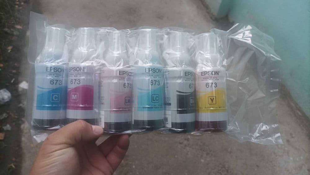Срочно продам чернила 673 Для Epson L805 — 1