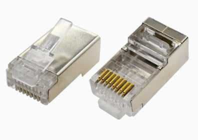 Коннектор RJ45 CAT6, металлический корпус — 1