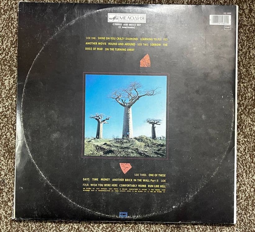 Виниловая пластинка Pink Floyd — 3