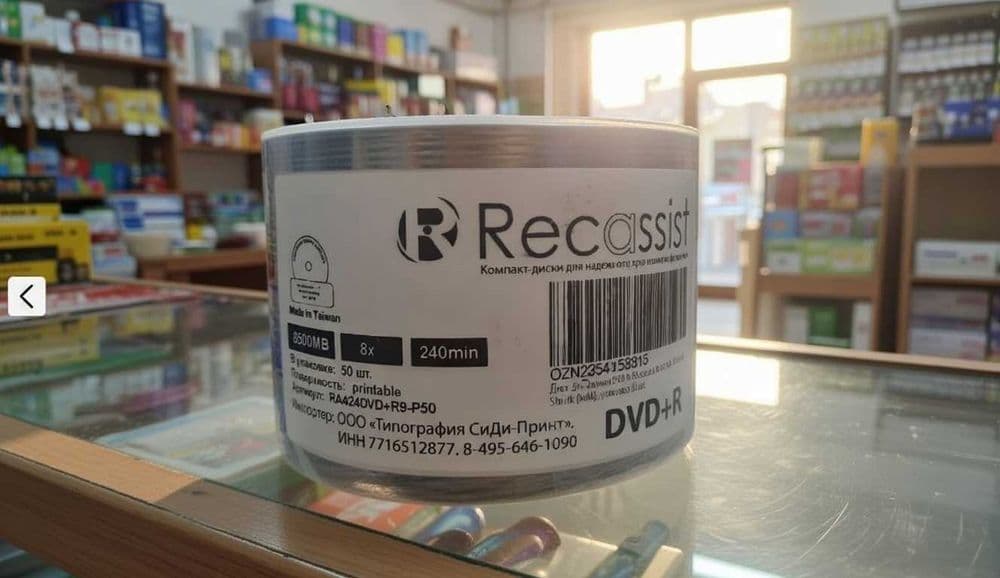 Диски-болванки СD-R DVD-R DVD+R Blu-ray Disc(чистые диски Printable) — 5