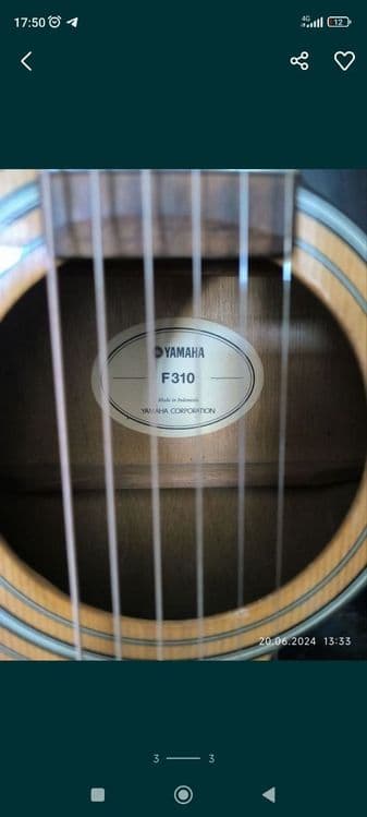yamaha f310 gitara — 3