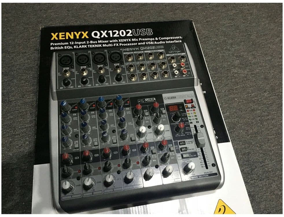 Микшерный пульт Behringer 1202 Fx с процессором эффектов. — 1