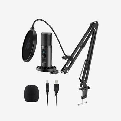 Домашний студийный комплект: Микрофон MAONO AU-PM422 + Экран — 2