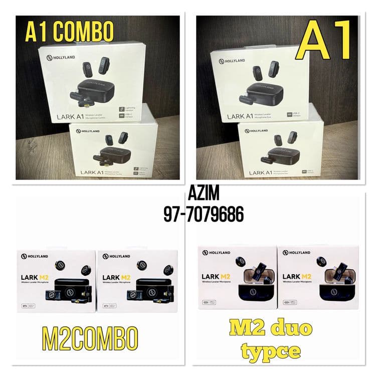 LARK hollyland A1 combo•Typce+Lighting•безпроводной петличный микрафон — 6
