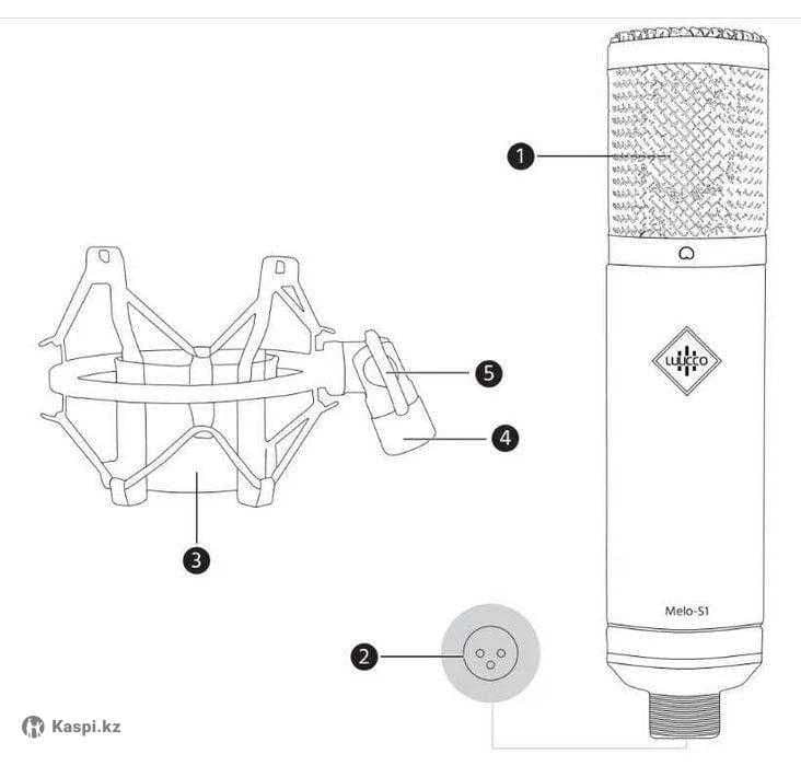 Микрофон профессиональный Melo+-S1 Luucco премиум качества — 4