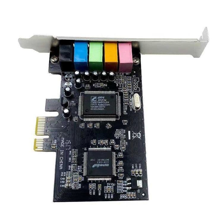 Звуковая карта внутренняя PCI-E 7в1, доставка — 2